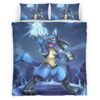 Housse De Couette Lucario Pokémon 3 Parure de lit Ensemble De Literie