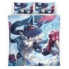 Housse De Couette Lucario Pokémon 6 Parure de lit Ensemble De Literie