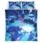 Housse De Couette Lucario Pokémon 9 Parure de lit Ensemble De Literie
