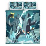 Housse De Couette Luxray Pokémon 2 Parure de lit Ensemble De Literie