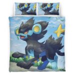 Housse De Couette Luxray Pokémon 3 Parure de lit Ensemble De Literie