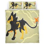 Housse De Couette Luxray Pokémon 9 Parure de lit Ensemble De Literie