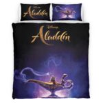 Housse De Couette Lampe magique d’Aladdin Parure de lit Ensemble De Literie