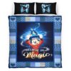Housse De Couette Mickey Mouse Magicien « Believe in Magic » Parure de lit Ensemble De Literie