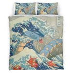 Housse De Couette Magicarpe et Léviator Pokémon 2 Parure de lit Ensemble De Literie