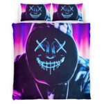 Housse De Couette Marshmello Fortnite Série Icône 2 Parure de lit Ensemble De Literie