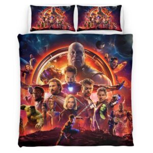 Housse De Couette Avengers Marvel 1002 Parure de lit Ensemble De Literie