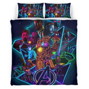 Housse De Couette Avengers Marvel 1006 Parure de lit Ensemble De Literie