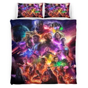 Housse De Couette Avengers Marvel 1007 Parure de lit Ensemble De Literie