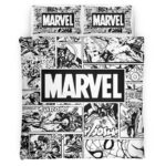 Housse De Couette Avengers Marvel 1010 Parure de lit Ensemble De Literie