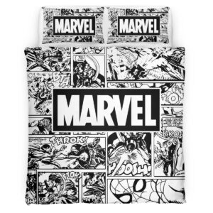 Housse De Couette Avengers Marvel 1010 Parure de lit Ensemble De Literie