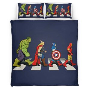 Housse De Couette Avengers Marvel 1017 Parure de lit Ensemble De Literie