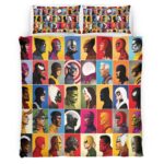 Housse De Couette Avengers Marvel 1027 Parure de lit Ensemble De Literie