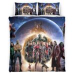 Housse De Couette Avengers Marvel 1033 Parure de lit Ensemble De Literie