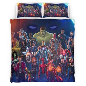 Housse De Couette Avengers Marvel 1034 Parure de lit Ensemble De Literie