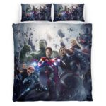 Housse De Couette Avengers Marvel 1035 Parure de lit Ensemble De Literie