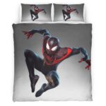 Housse De Couette Marvel Ultimate Alliance 3 – Spider-Man Miles Morales Parure de lit Ensemble De Literie