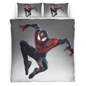 Housse De Couette Marvel Ultimate Alliance 3 – Spider-Man Miles Morales Parure de lit Ensemble De Literie