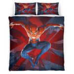 Housse De Couette Spider-Man Marvel Parure de lit Ensemble De Literie