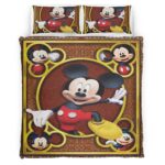 Housse De Couette Mickey Mouse Parure de lit Ensemble De Literie