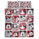 Housse De Couette Mickey Mouse et ses amis 14 Parure de lit Ensemble De Literie