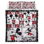 Housse De Couette Mickey Mouse et ses amis 15 Parure de lit Ensemble De Literie