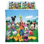 Housse De Couette Mickey Mouse et ses amis 2 Parure de lit Ensemble De Literie