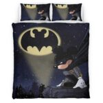 Housse De Couette Mickey et Batman – The Dark Knight Parure de lit Ensemble De Literie