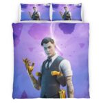 Housse De Couette Midas Fortnite Skin 02 Parure de lit Ensemble De Literie
