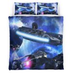 Housse De Couette Faucon Millenium Star Wars 2 Parure de lit Ensemble De Literie