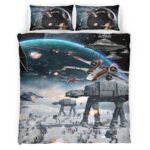 Housse De Couette Faucon Millenium Star Wars 4 Parure de lit Ensemble De Literie