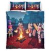 Housse De Couette Minecraft Alliés Forêt Sombre & Nether Corrompu Parure de lit Ensemble De Literie