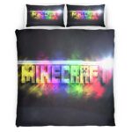 Housse De Couette Minecraft Coloré Parure de lit Ensemble De Literie