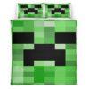 Housse De Couette Minecraft Creeper Zone de Jeu Parure de lit Ensemble De Literie