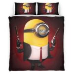 Housse De Couette Minions Assassin Parure de lit Ensemble De Literie