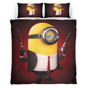 Housse De Couette Minions Assassin Parure de lit Ensemble De Literie