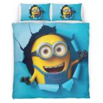 Housse De Couette Minions Bob 03 Parure de lit Ensemble De Literie