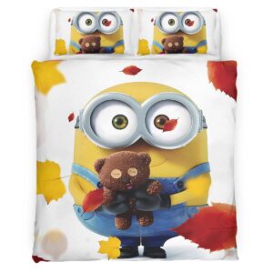 Housse De Couette Minions Bob Parure de lit Ensemble De Literie