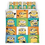 Housse De Couette Minions Expressions Parure de lit Ensemble De Literie