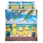 Housse De Couette Minions Personnages 05 Parure de lit Ensemble De Literie