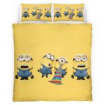 Housse De Couette Minions Personnages 07 Parure de lit Ensemble De Literie