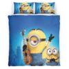 Housse De Couette Minions Personnages 10 Parure de lit Ensemble De Literie