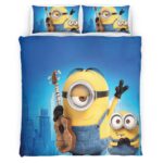 Housse De Couette Minions Personnages 10 Parure de lit Ensemble De Literie