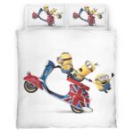 Housse De Couette Minions Personnages 11 Parure de lit Ensemble De Literie
