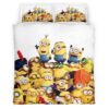 Housse De Couette Minions Personnages 14 Parure de lit Ensemble De Literie