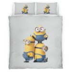 Housse De Couette Minions Personnages 17 Parure de lit Ensemble De Literie