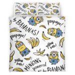 Housse De Couette Minions Personnages 18 Parure de lit Ensemble De Literie