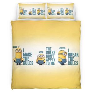 Housse De Couette Minions Personnages 20 Parure de lit Ensemble De Literie