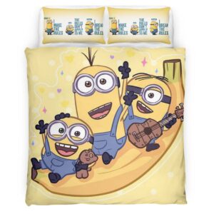 Housse De Couette Minions Personnages 22 Parure de lit Ensemble De Literie