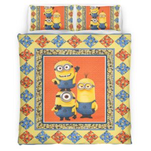 Housse De Couette Minions Personnages 29 Parure de lit Ensemble De Literie